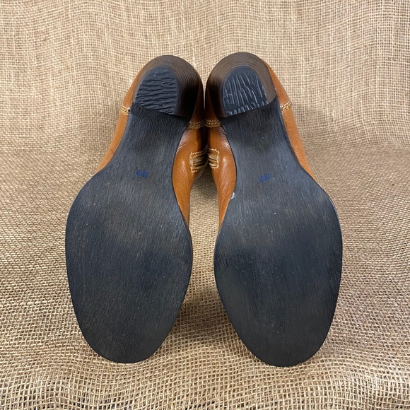 STIVALI New York Boots Heeled Zip Leather Women SZ 6.5  37 - Picture 12 of 12